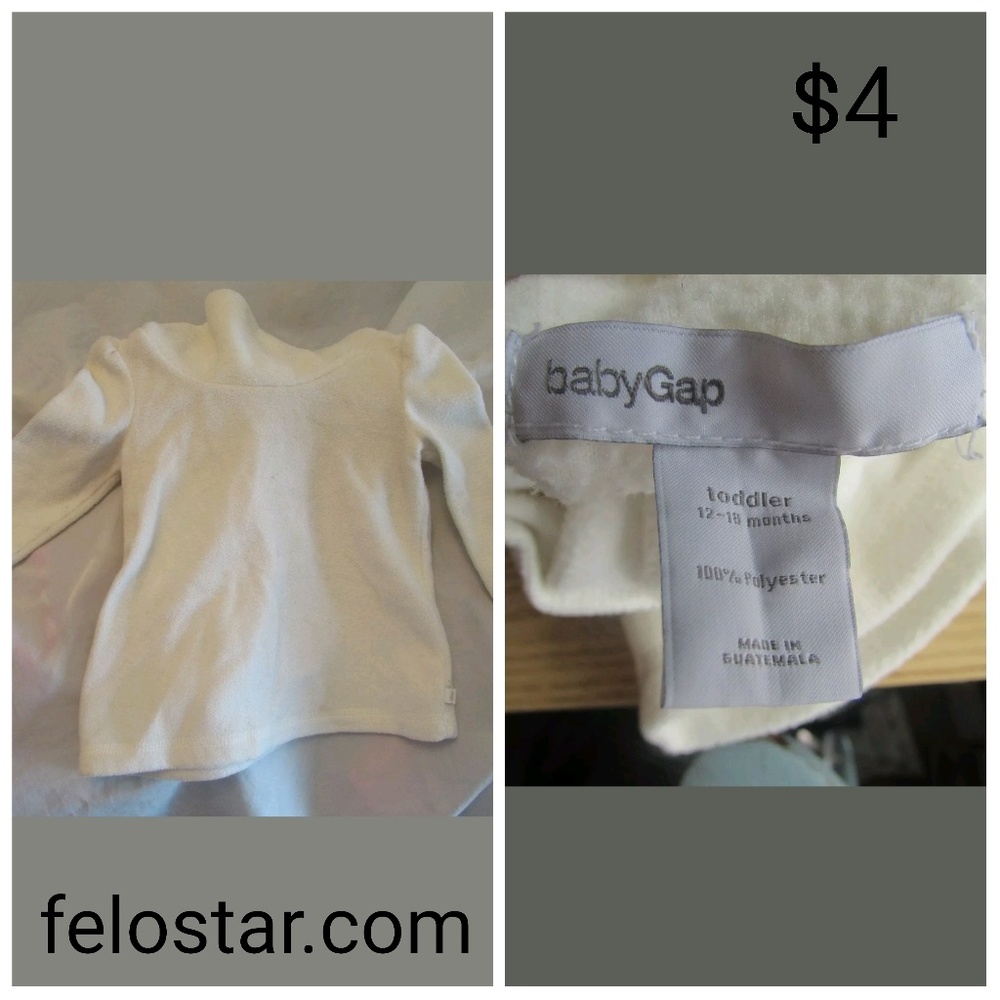 babygap toddler 12-18m size sweater turtler neck